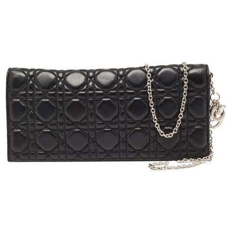 dior clutch black